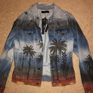 amiri hoodie palm trees